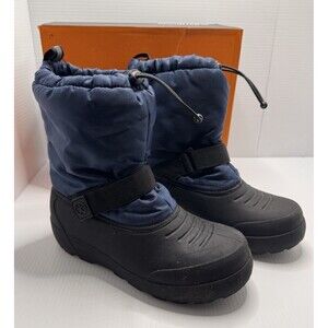 NORTHSIDE 3M Thinsulate Boys Snow Boots  Black Blue Size US 5 EU 37 (Box 15)